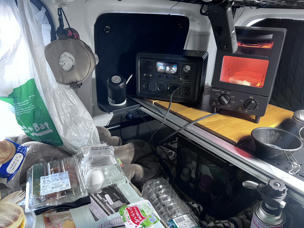 EB3Aでトースト焼く