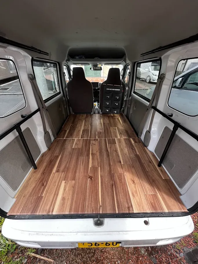 軽バン 車中泊 フラット