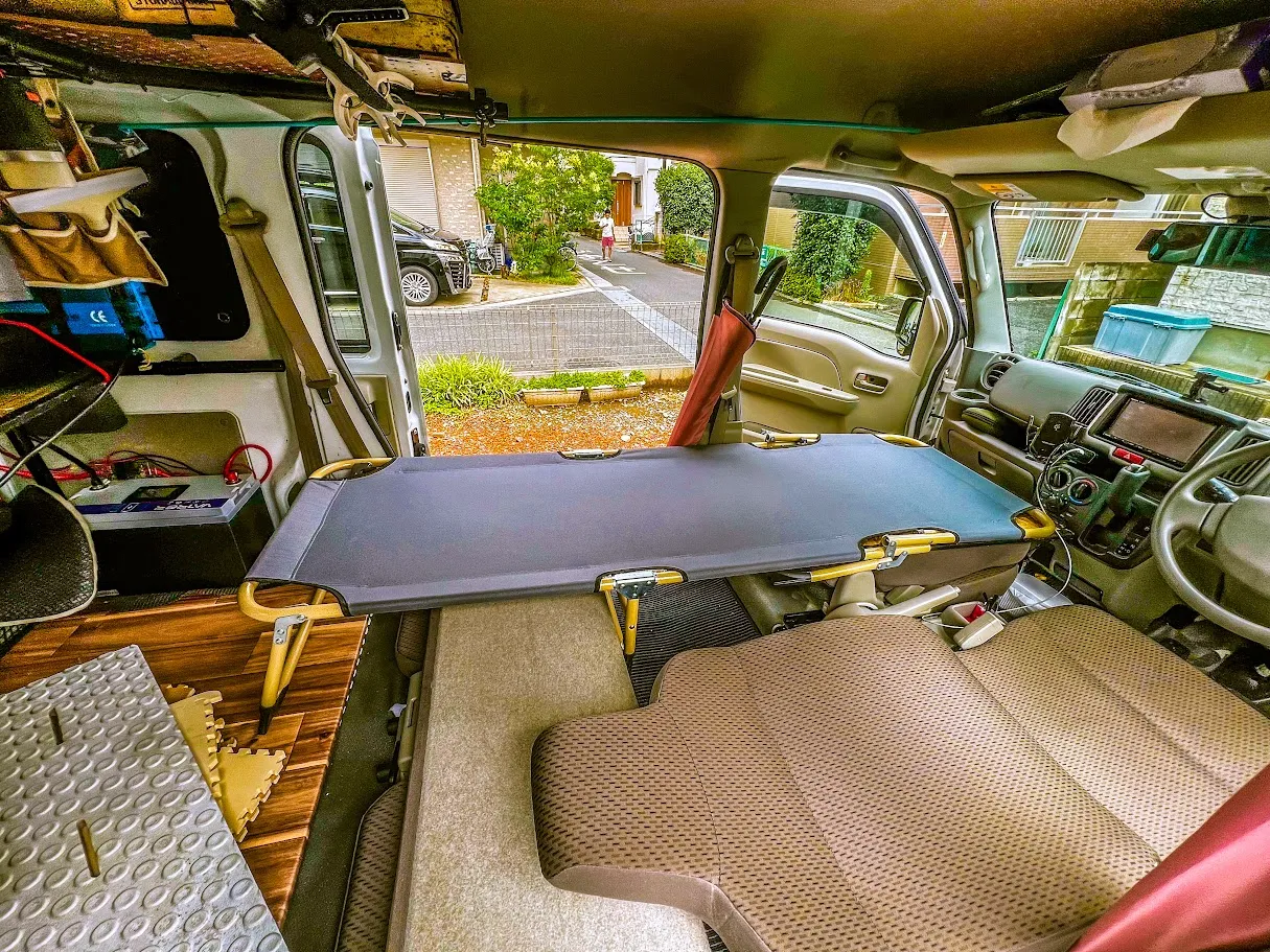 軽バン 車中泊 マット