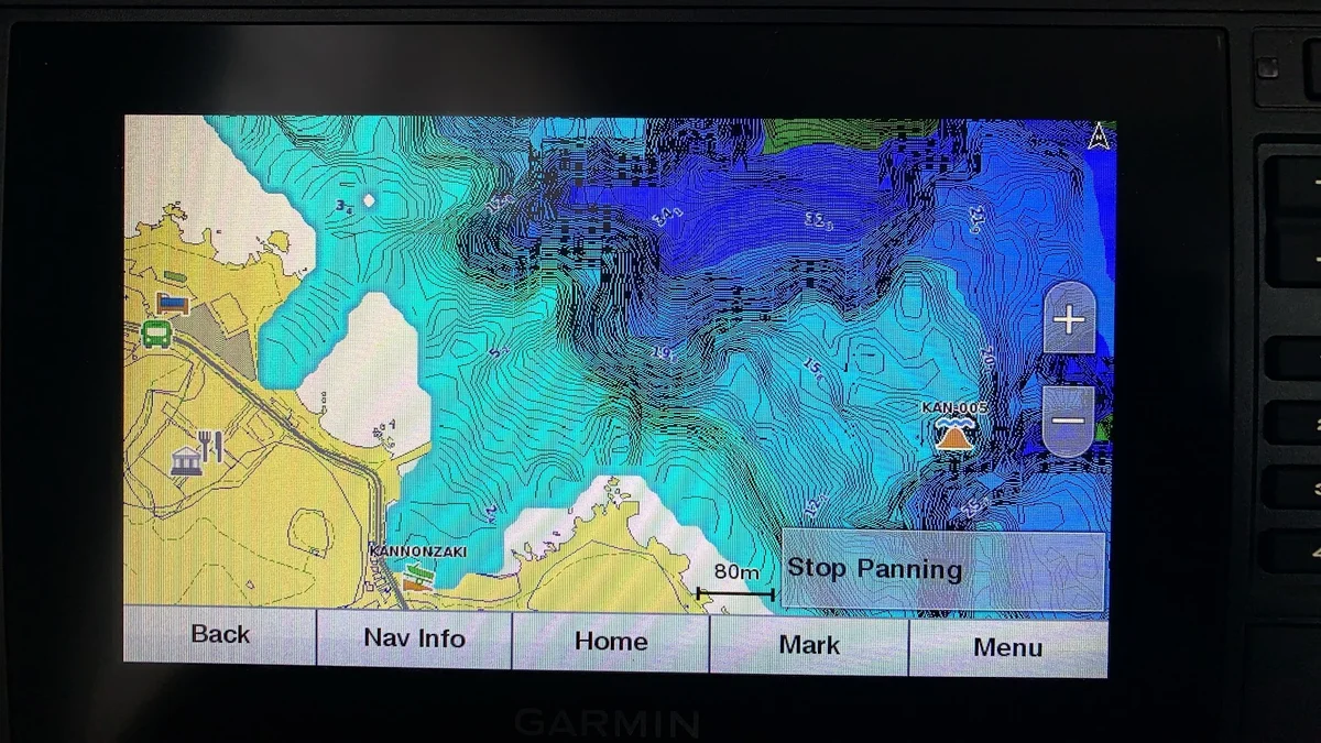 Garmin Quickdrawで作成した海釣り用の等深線マップ